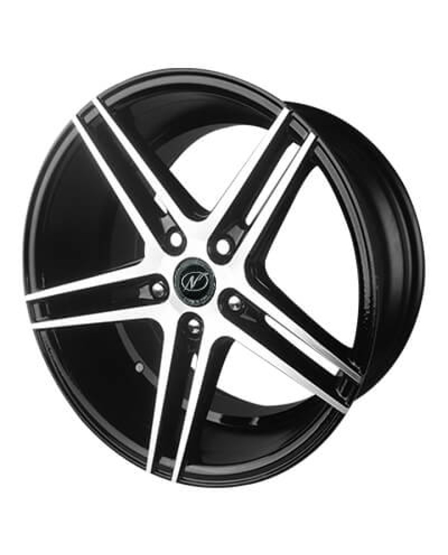 Phoenix in Black Machined finish. The Size of alloy wheel is 17x8 inch and the PCD is 5x114.3(SET OF 4)